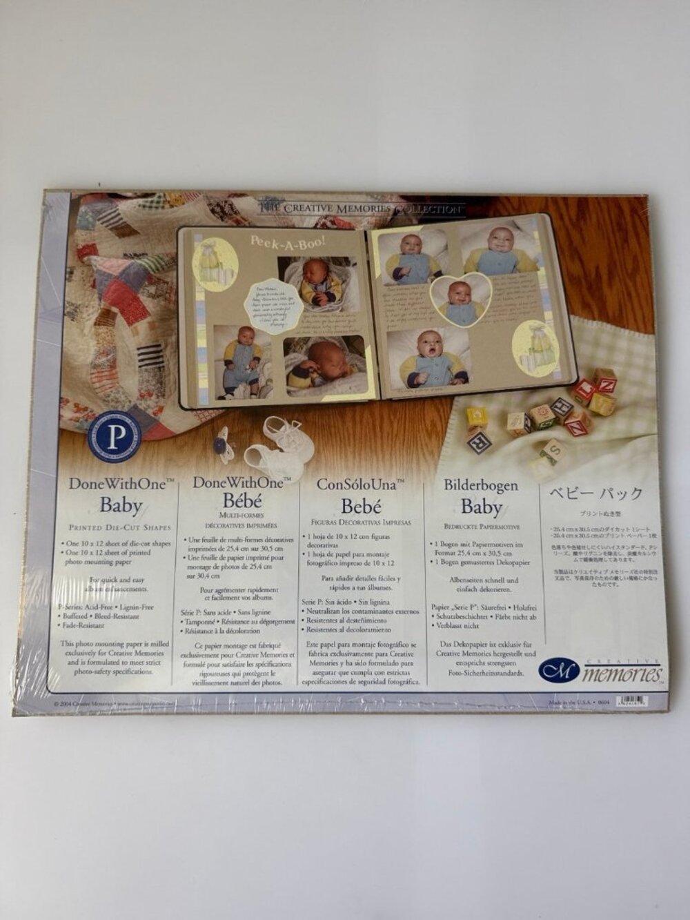 Creative memories Baby Boy Scrapbooking Set of 4 sealed new limited edition - Picture 6 of 10